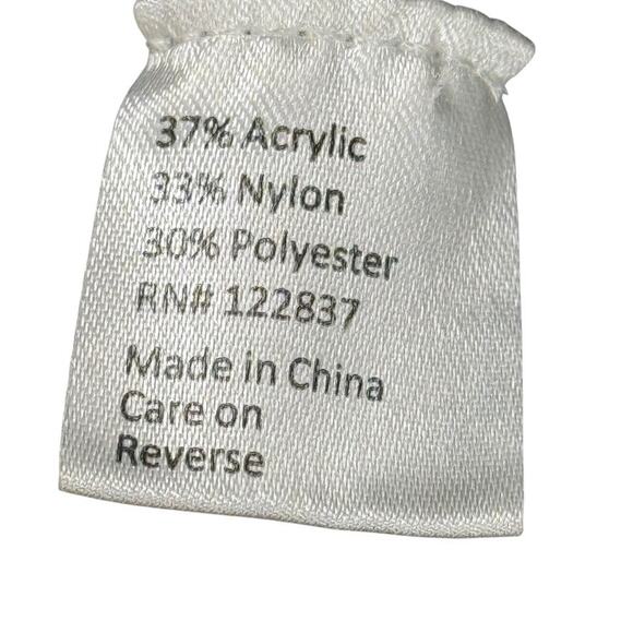 Neiman Marcus Olive Green Ribbed Zipper Shoulder Tight Knit Sweater Pullover S - Picture 15 of 16